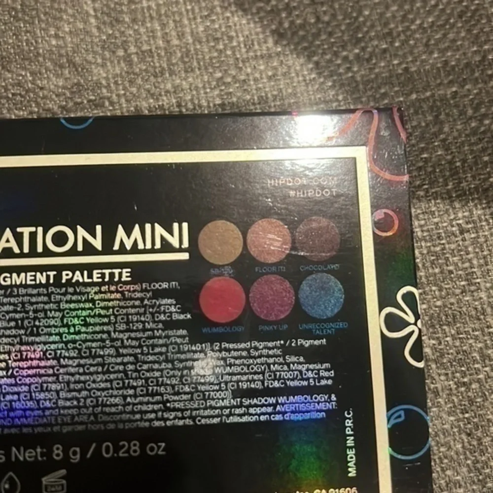 HipDot X SpongeBob Mini Palette&Face Mask